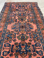 3' x 6'3 Coral Persian Malayer rug #2313ML - Blue Parakeet Rugs