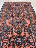 3' x 6'3 Coral Persian Malayer rug #2313ML - Blue Parakeet Rugs