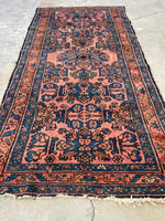 3' x 6'3 Coral Persian Malayer rug #2313ML - Blue Parakeet Rugs