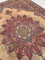 8'7 x 12'7 Antique Persian Lavar rug #2316ML - Blue Parakeet Rugs