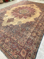8'7 x 12'7 Antique Persian Lavar rug #2316ML - Blue Parakeet Rugs