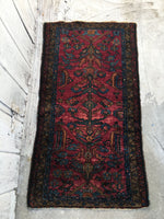 2'6 x 4'7 Persian Lilihan rug - Blue Parakeet Rugs
