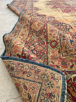 8'7 x 12'7 Antique Persian Lavar rug #2316ML - Blue Parakeet Rugs