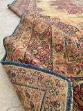 8'7 x 12'7 Antique Persian Lavar rug #2316ML - Blue Parakeet Rugs