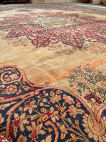 8'7 x 12'7 Antique Persian Lavar rug #2316ML - Blue Parakeet Rugs