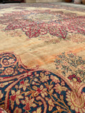 8'7 x 12'7 Antique Persian Lavar rug #2316ML - Blue Parakeet Rugs
