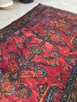 2'6 x 4'7 Persian Lilihan rug - Blue Parakeet Rugs