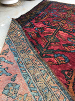 2'6 x 4'7 Persian Lilihan rug - Blue Parakeet Rugs