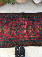2'6 x 4'7 Persian Lilihan rug - Blue Parakeet Rugs