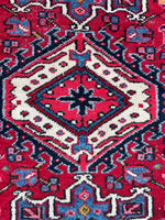 2'7 x 4' Vintage Persian Scatter rug #2434 / 3x4 vintage rug - Blue Parakeet Rugs