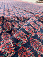 6'1 x 10'8 Antique Persian rug #2442ML / 6x11 Vintage Persian rug - Blue Parakeet Rugs
