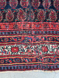 6'1 x 10'8 Antique Persian rug #2442ML / 6x11 Vintage Persian rug - Blue Parakeet Rugs