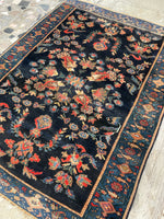 [vintage rugs] - Blue Parakeet Rugs