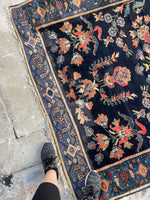 [vintage rugs] - Blue Parakeet Rugs