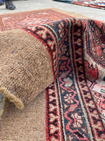 3'4 x 10'6 Antique Camel Hair Persian runner #2321-B - Blue Parakeet Rugs
