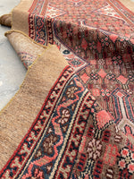 3'4 x 10'6 Antique Camel Hair Persian runner #2321-B - Blue Parakeet Rugs