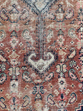 3'3 x 7'3 Antique Worn Persian rug #2439ML / 3x7 Vintage Persian rug - Blue Parakeet Rugs