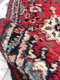 2'2 x 3'1 Persian Sarouk Mat Rug - Blue Parakeet Rugs