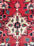 2'2 x 3'1 Persian Sarouk Mat Rug - Blue Parakeet Rugs