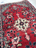 2'2 x 3'1 Persian Sarouk Mat Rug - Blue Parakeet Rugs