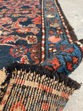 2'7 x 9'7 Antique skinny Malayer runner #2154 / 3x10 Vintage Runner - Blue Parakeet Rugs