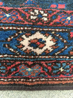 3'4 x 13'1 Antique Runner / Runner / Rug Runner / Vintage Runner - Blue Parakeet Rugs