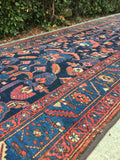 3'4 x 13'1 Antique Runner / Runner / Rug Runner / Vintage Runner - Blue Parakeet Rugs