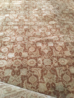 6'3 x 8' antique Persian Tabriz rug - Blue Parakeet Rugs