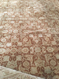 6'3 x 8' antique Persian Tabriz rug - Blue Parakeet Rugs
