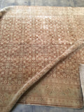 6'3 x 8' antique Persian Tabriz rug - Blue Parakeet Rugs