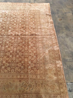 6'3 x 8' antique Persian Tabriz rug - Blue Parakeet Rugs