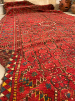 6x12 Red Vintage Tribal Rug