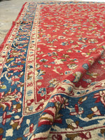 6 x 8'2 Antique 1920s Kerman rug (#791) - Blue Parakeet Rugs