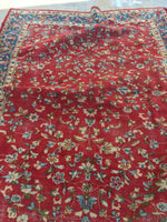 6 x 8'2 Antique 1920s Kerman rug (#791) - Blue Parakeet Rugs