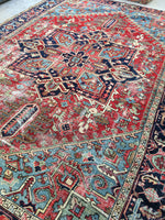 [vintage rugs] - Blue Parakeet Rugs