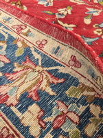6 x 8'2 Antique 1920s Kerman rug (#791) - Blue Parakeet Rugs