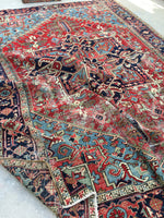 [vintage rugs] - Blue Parakeet Rugs