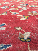 6 x 8'2 Antique 1920s Kerman rug (#791) - Blue Parakeet Rugs