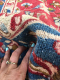 6 x 8'2 Antique 1920s Kerman rug (#791) - Blue Parakeet Rugs