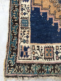 3'2 x 9'9 antique NW Persian Runner - Blue Parakeet Rugs