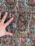 4'1 x 5'10 Antique Persian Senneh rug #2588 / 4x6 Vintage rug - Blue Parakeet Rugs