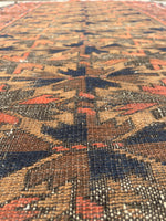 2'9 x 4'8 Antique Nomadic Baluch rug #2337 - Blue Parakeet Rugs