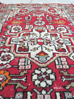 2'2 x 3'10 Antique Scatter Rug / Small Antique Rug (#795) - Blue Parakeet Rugs