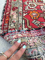 2'2 x 3'10 Antique Scatter Rug / Small Antique Rug (#795) - Blue Parakeet Rugs