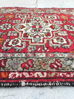 2'2 x 3'10 Antique Scatter Rug / Small Antique Rug (#795) - Blue Parakeet Rugs