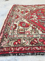 2'2 x 3'10 Antique Scatter Rug / Small Antique Rug (#795) - Blue Parakeet Rugs