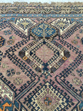 5'10 x 8'7 Antique Soumak rug (#930) - Blue Parakeet Rugs