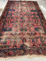 3'5 x 6' Worn Persian Kurdish rug #2332 - Blue Parakeet Rugs