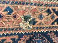 2'8 x 4'4 Antique Baluch Rug (#794) - Blue Parakeet Rugs