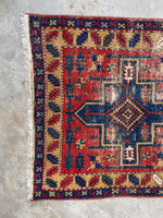 3'1 x 10'10 Antique NW Persian Runner #2334 - Blue Parakeet Rugs